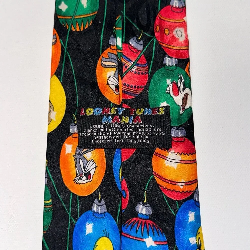 1995 MENS LOONEY TUNES MANIA TIE